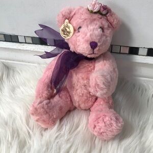 Vintage Ganz Heritage Collection pink Teddy Bear 12” high